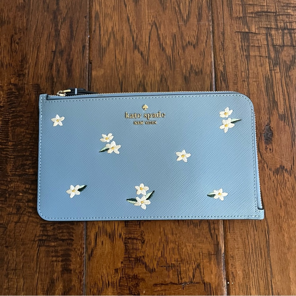 Kate Spade Blue Floral Women's Clutch